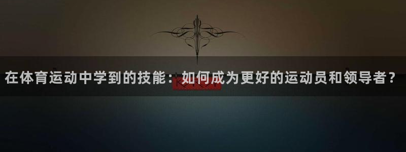 在体育运动中学到的技能：如何成为更好的运动员和领导者？